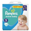 Pampers Active Baby No. 5 (11-16kg) x 64 db