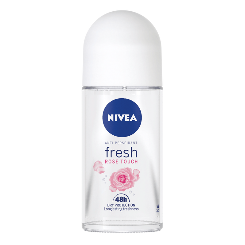 NIVEA deodorant roll-on feminin Fresh Rose Touch, 50 ml