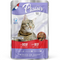 Hrana umeda pentru pisici Plaisir plic cu Vita&Curcan (si pentru sterilizate), 100g