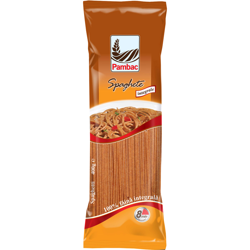 Pambac spaghete integrale, 400 g
