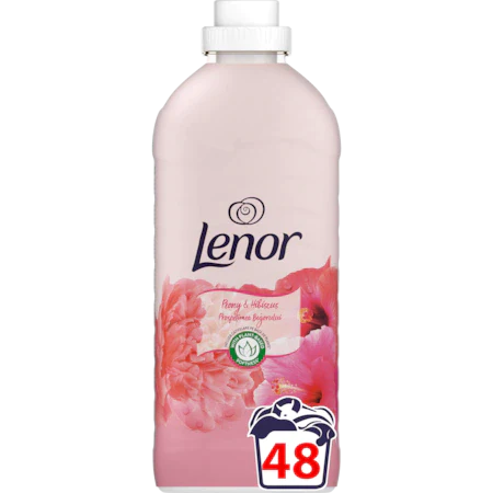 Balsam de rufe Lenor Peony & Hibiscus 48 spalari, 1.44 L