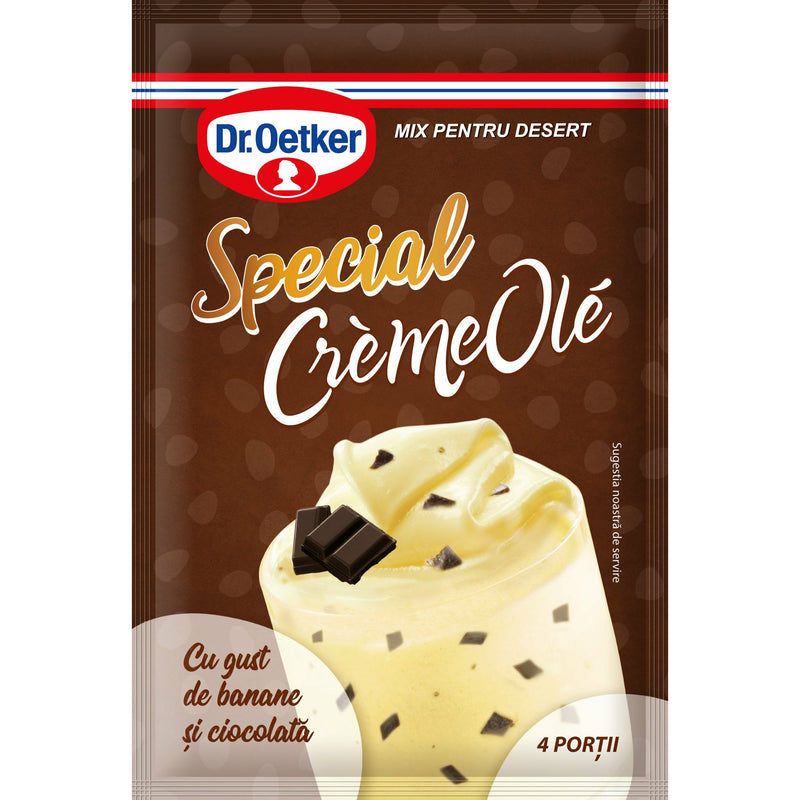 Dr.Oetker Special Crème Ole cu gust de Banane si Ciocolata, 110g