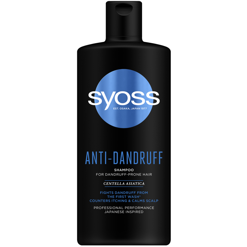 Sampon Syoss Anti-Dandruff, pentru par predispus la matreata, 440 ml