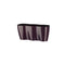 Jardiniera tripla plastic mov, 35x12 cm