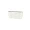 Jardiniera tripla plastic alba, 35x12 cm