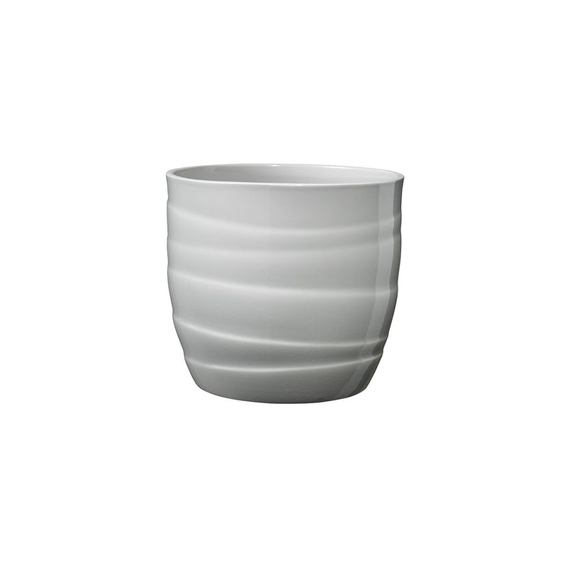 Barletta ghiveci ceramica gri, 14 cm