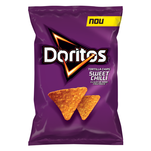 Doritos cu gust de ardei chilli dulce, 100g