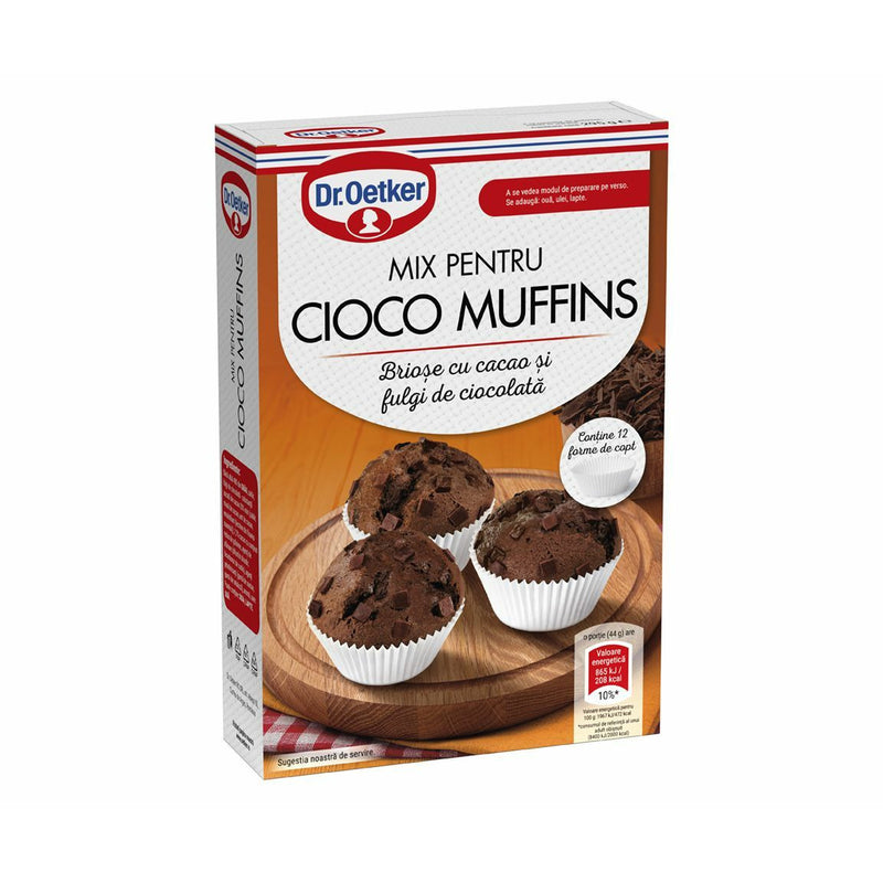 Dr.Oetker Mix pentru Briose cu Ciocolata, 295g