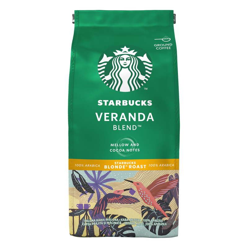 Starbucks Veranda Blend, prajire usoara, cafea prajita si macinata, punga 200g