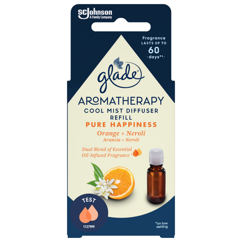 Glade Odorizant electric rezerva  Pure Happiness Aromatherapy, 17ml