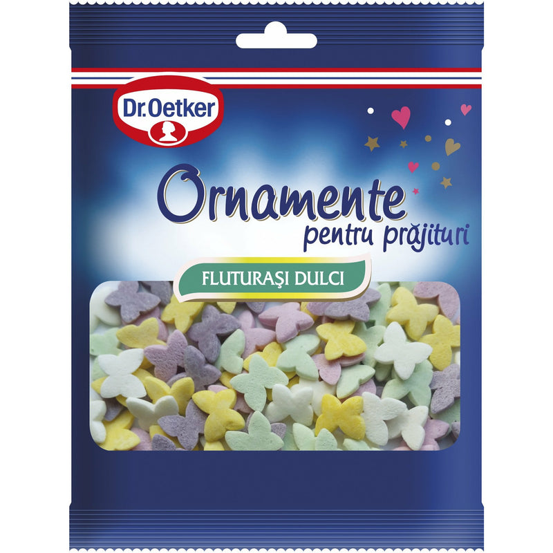 Dr.Oetker Ornamente pt. prajituri Fluturasi Dulci, 30g