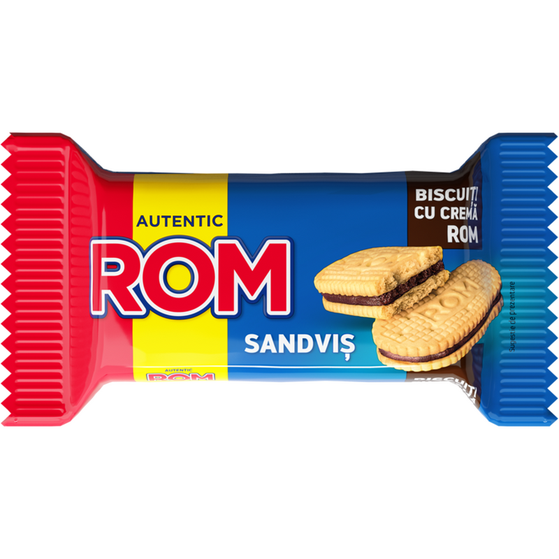 Rom biscuiti cu 35% crema de rom, 36 g