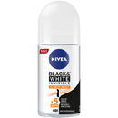 NIVEA deodorante roll-on da donna Black & White Invisible Ultimate Impact, 50 ml