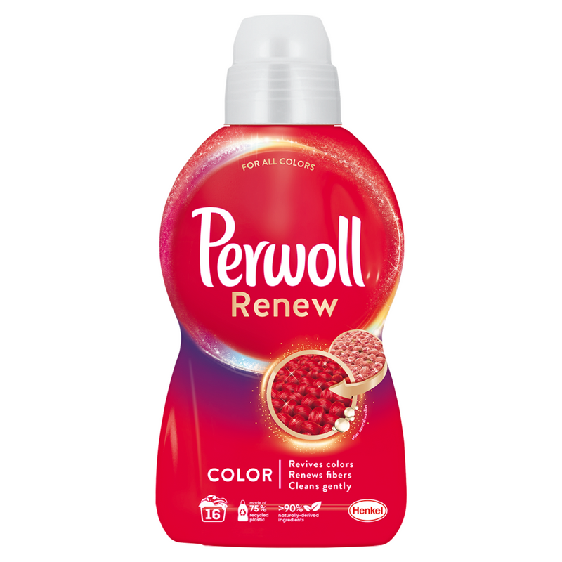 Detergent lichid Perwoll Renew Color, 960ml, 16 spalari