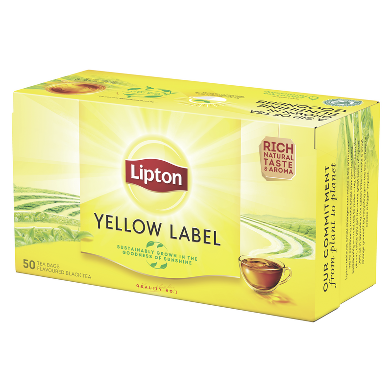 Lipton yellow label clasic, 50 plicuri x2g