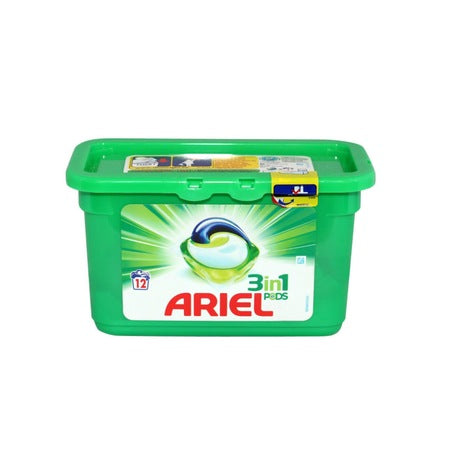 Detergent rufe Ariel capsule, 12, Mountain Spring