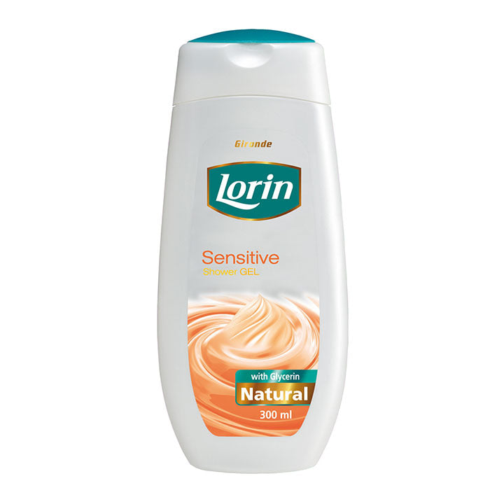Gel de dus natural Lorin sensitive, 300 ml