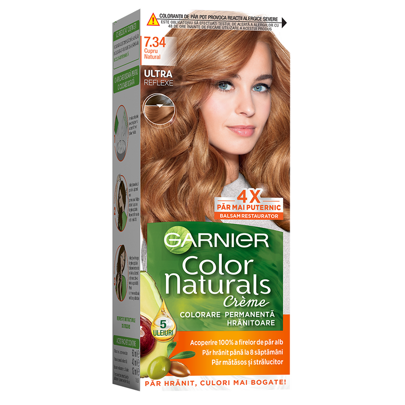 Garnier Color Naturals Vopsea 7.34 Cupru Natural