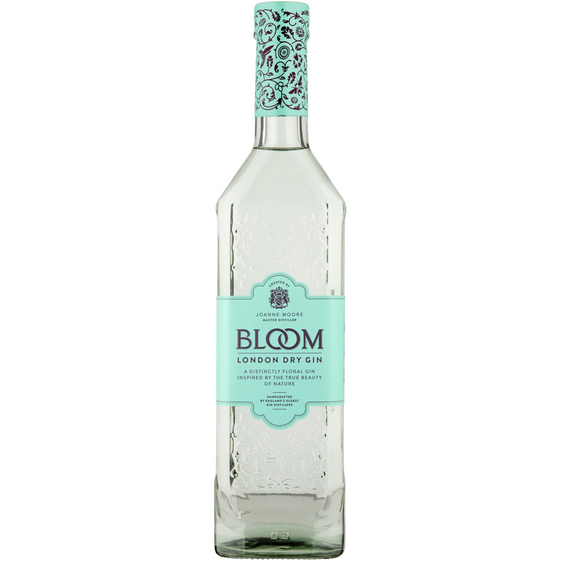 Bloom dry gin 40%ALC, 0.7 L