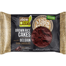 Rice up! Rondele orez cu glazura de ciocolata neagra, 50g