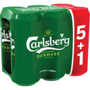 Carlsberg njezina plavuša, doza 6 x 0.5 l (5 + 1)