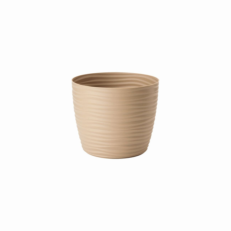 Sahara ghiveci plastic cafeniu, 13 cm