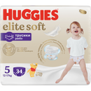 Elite Soft Pants Mega bugyi pelenka, 5-os méret, 12-17 kg, 34 db