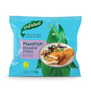 Unfished vegetable alternative to breaded fish fillets, 225g