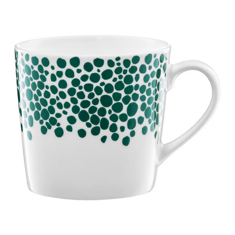Cana verde new bone China, 400 ml