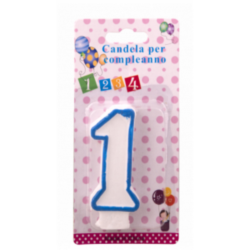 Lumanare aniversare, cifra 1