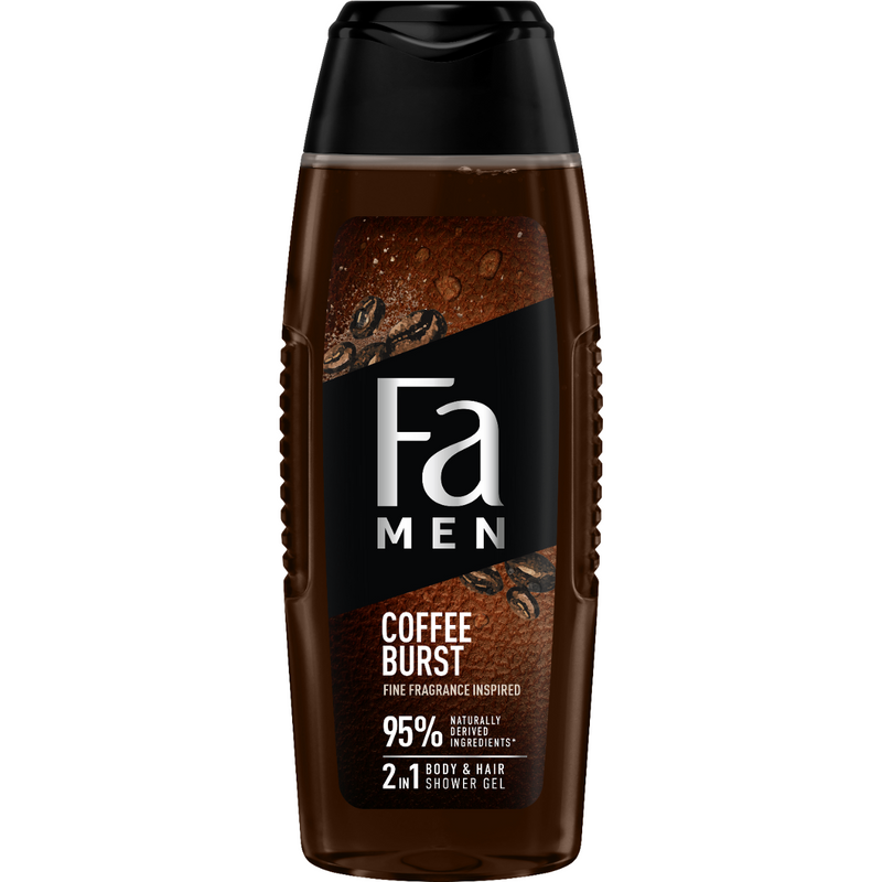 Gel de dus pentru corp si par Fa Men 2 in 1 Coffee Burst, 400 ml