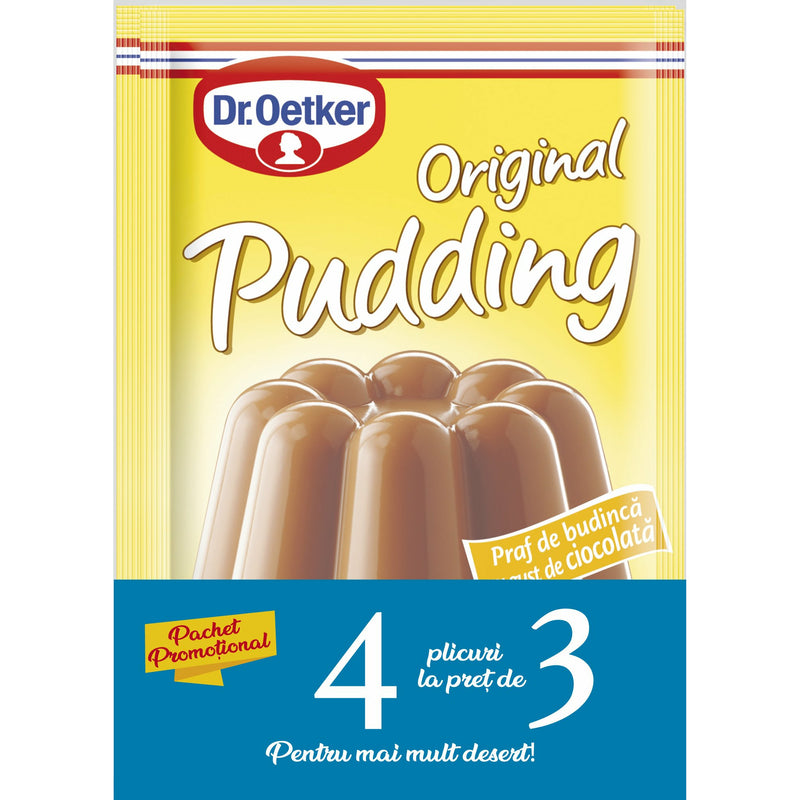 Dr.Oetker budinca ciocolata 50g 4 la pret de 3