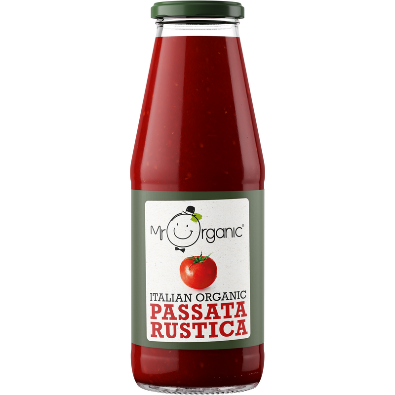 Mr Organic Passata Rustica Sos de rosii bio, 690g
