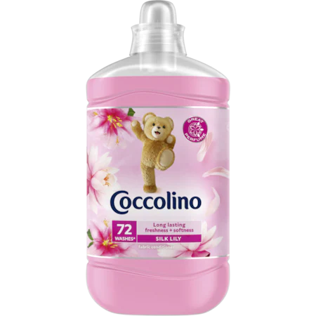 Balsam de rufe Coccolino Silk Lily, 1.8L, 72 spalari