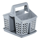 Uscator gri pentru tacamuri din plastic, 4 compartimente