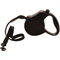 Black retractable leash for dogs Fida, 5 m