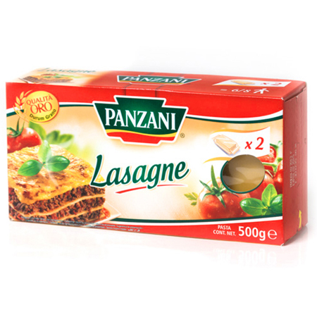 Panzani lasagna, 500g