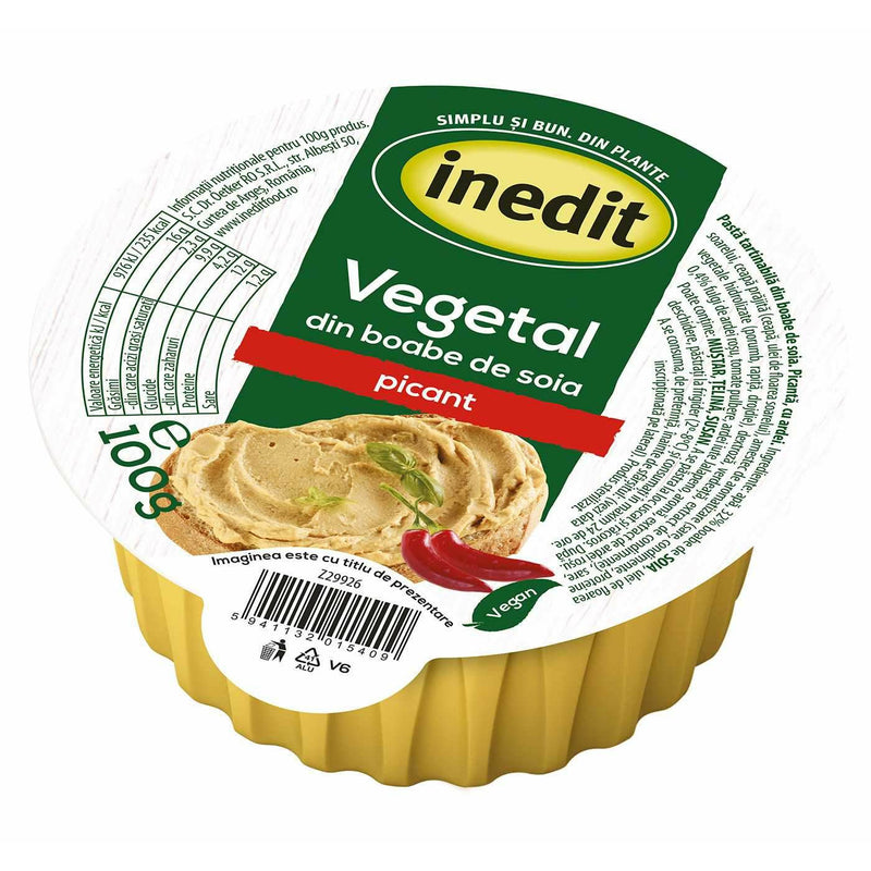 INEDIT Vegetal din boabe de Soia Picant, 100g