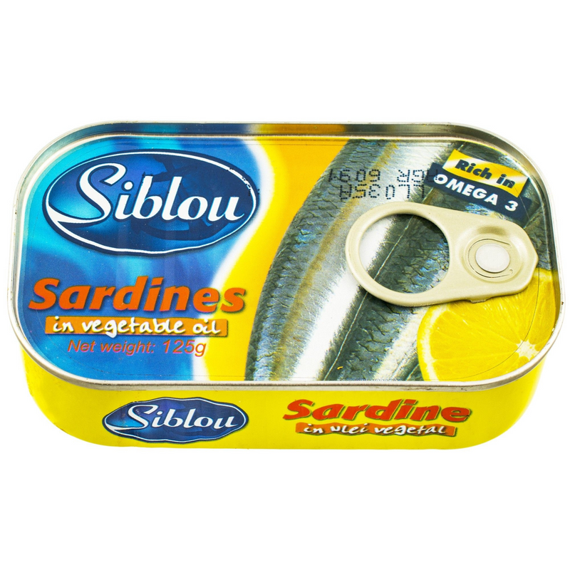 Siblou sardina in ulei, 125 g