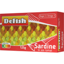 Defish sardina in sos tomat, 125 g