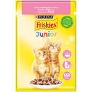 FRISKIES Junior mit Huhn in Sauce, Nassfutter für Katzen, 85 g