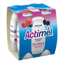 Actimel iaurt de baut fructe de padure, 4X100g