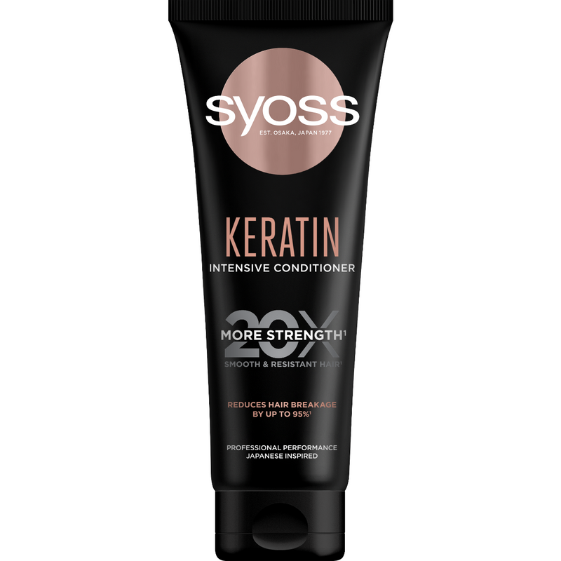 Balsam intensiv Syoss Keratin pentru par deteriorat, 250 ml