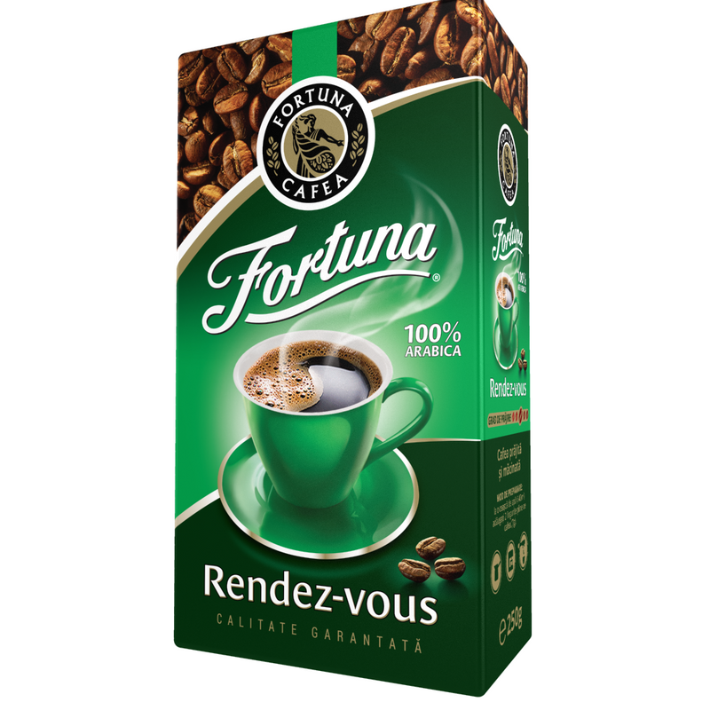 Fortuna Rendez-vous cafea macinata, 250 g
