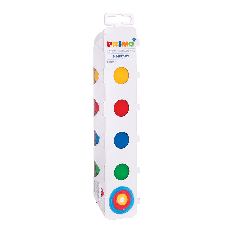 Tempera Morocolor fluorescenta 25 ml, 6 culori/set