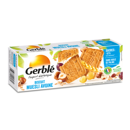 Gerble expert dietetic biscuiti muesli-ovaz, 290 g