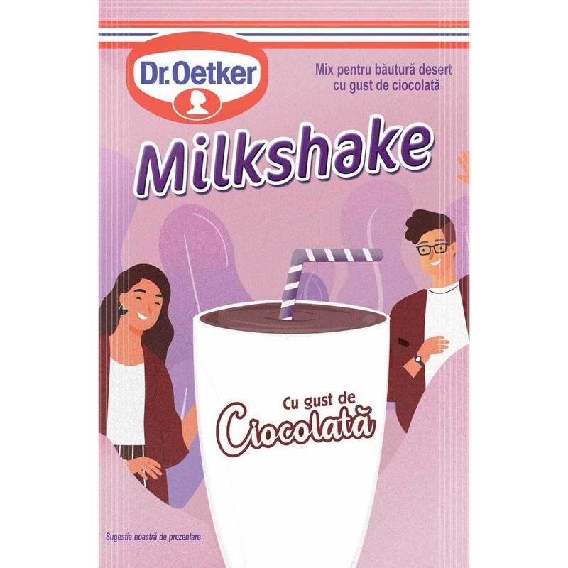 Dr.Oetker Praf pentru Milkshake cu gust de Ciocolata, 32g