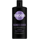Syoss Blonde & Silver Shampoo für blondes, silbernes oder gestrandetes Haar, 440 ml