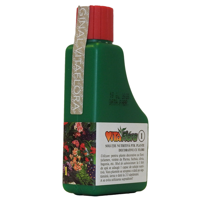 Vitaflora 1 Solutie nutritiva pentru plante cu flori 0.1L