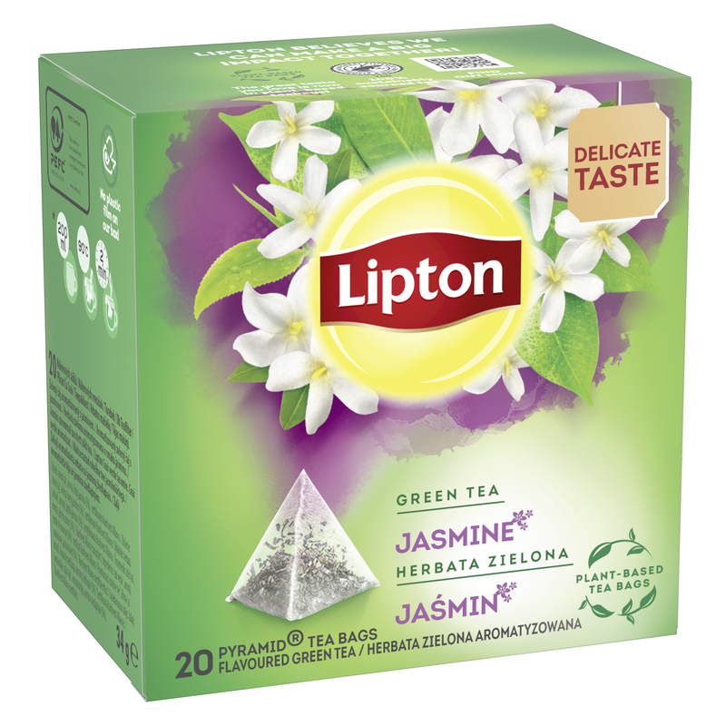 Lipton ceai verde jasmine 20 plicuri, 34g